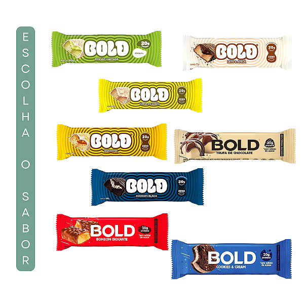 Barra de Proteína 60g - BOLD
