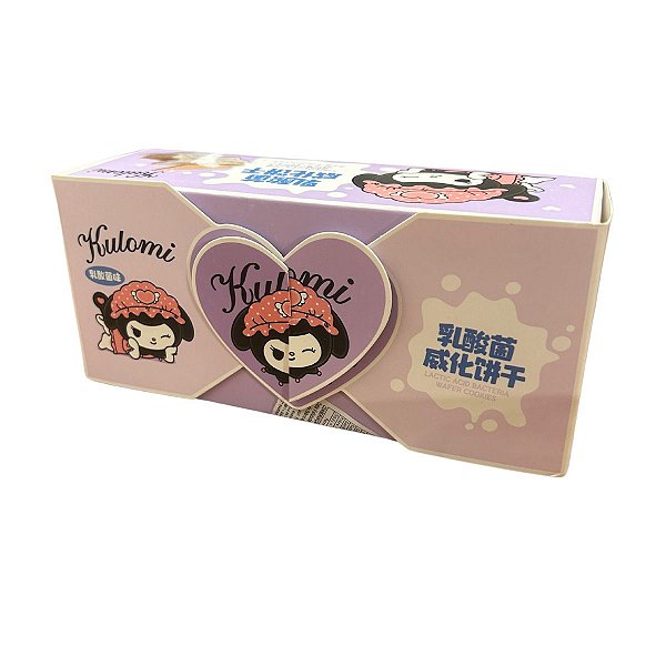 Biscoito Wafer sabor Iogurte Kulomi Importado 40g