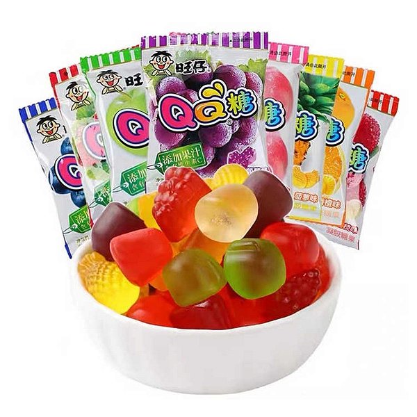 Bala de Goma Importada Sabor Want Want 70g Escolha o sabor