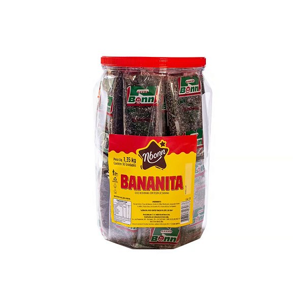 Big Bananada Pote c/ 30 Un de 45g - Nbonn