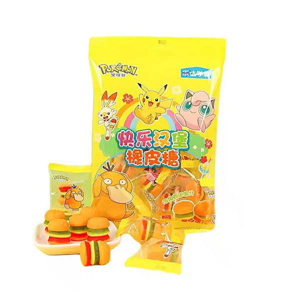 Bala Pokemon Importado Hambúrguer 72g