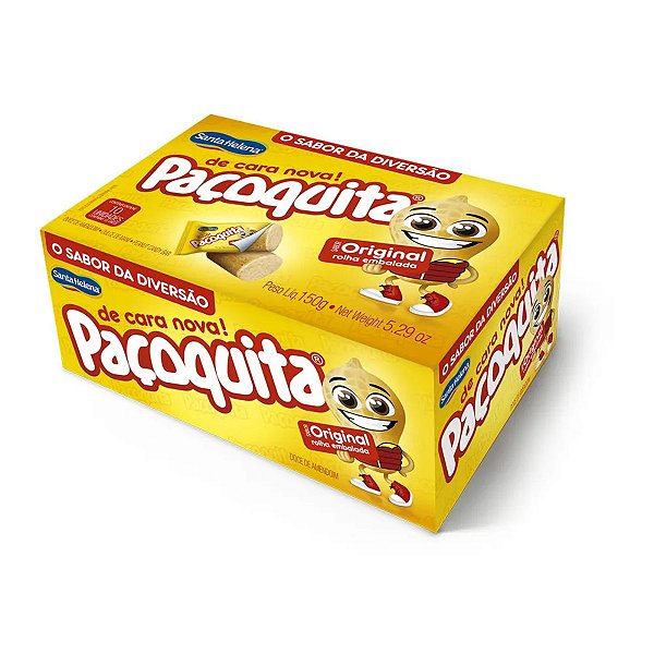 Paçoquita Rolha 10 un de 15g - Santa Helena