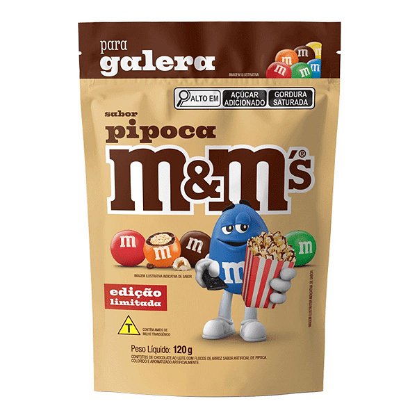 M&M Pouch Sabor Pipoca 120g  Mars