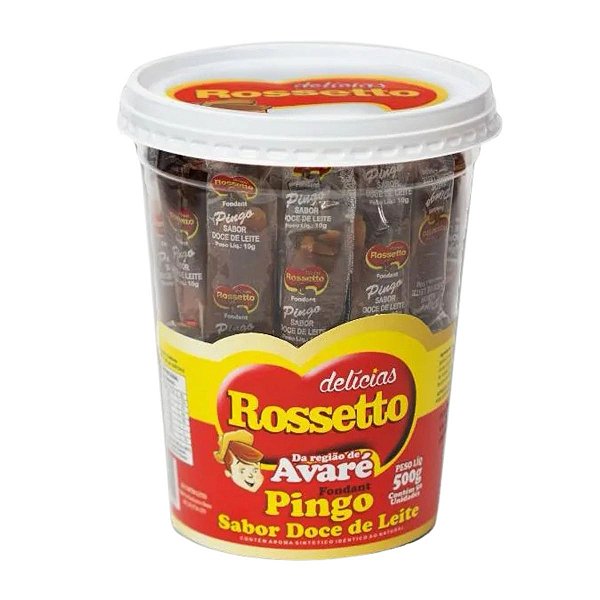 Pingo De Leite Sabor Doce De Leite 500g Rossetto