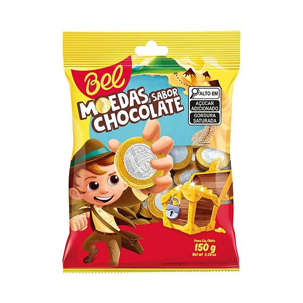 Moedas De Chocolate 150g Bel