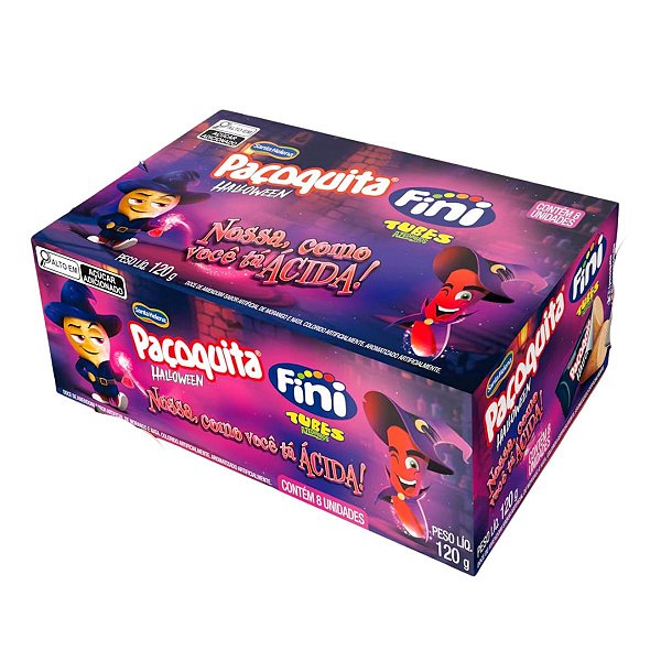 Pacoquita De Halloween Ácida Fini 120g Santa Helena