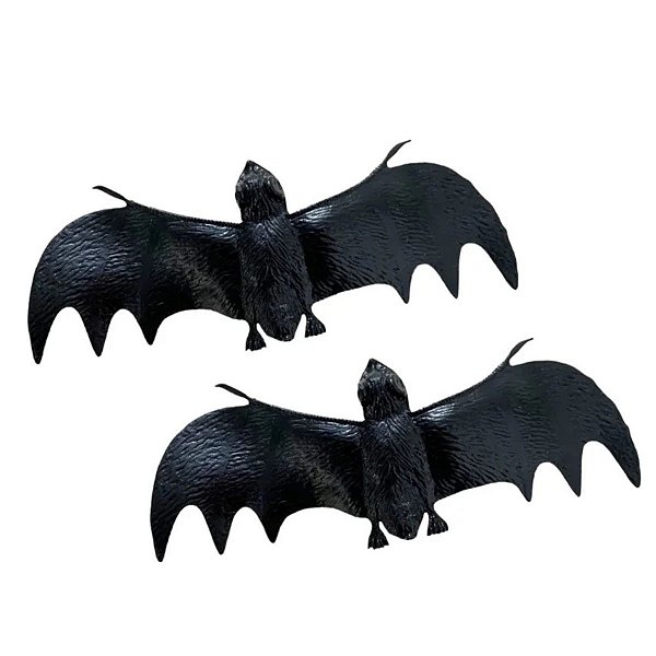 Morcego Decorativo De Halloween Com 6 un Preto BR Festas