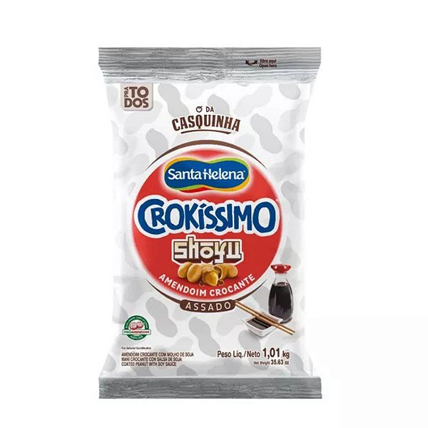 Amendoim Crokíssimo Santa Helena Shoyu 1,01kg