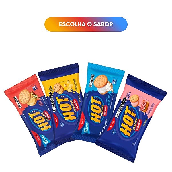 Biscoito Recheado Hot Cracker 100g Parati Escolha o sabor