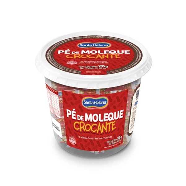 Pote Pé De Moleque Crocante 47 un De 15g Santa Helena