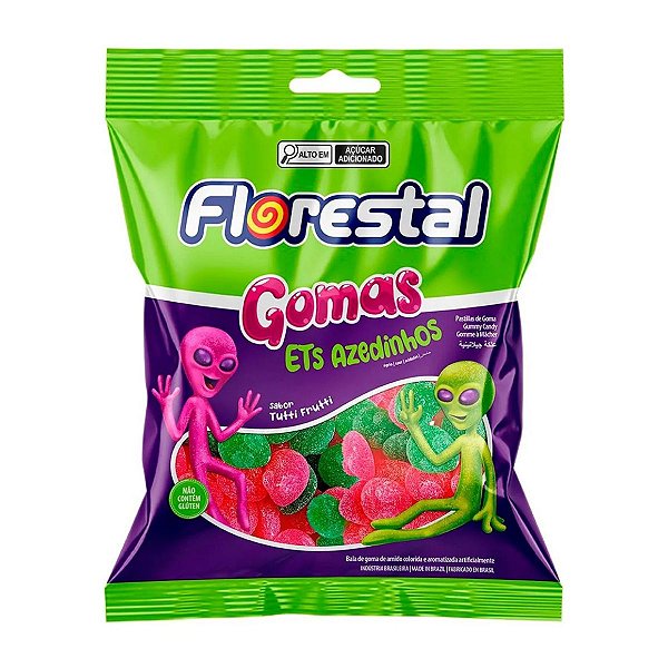 Bala De Goma ETS Azedinhos 150g Florestal