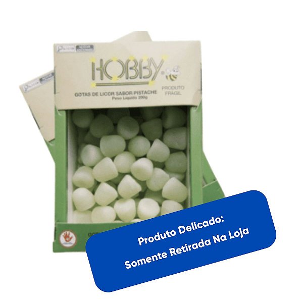 Gotas de Licor Hobby Pistache 200g