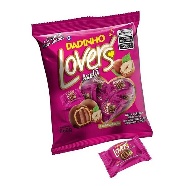 Bombons Dadinho Lovers 660g Dizioli