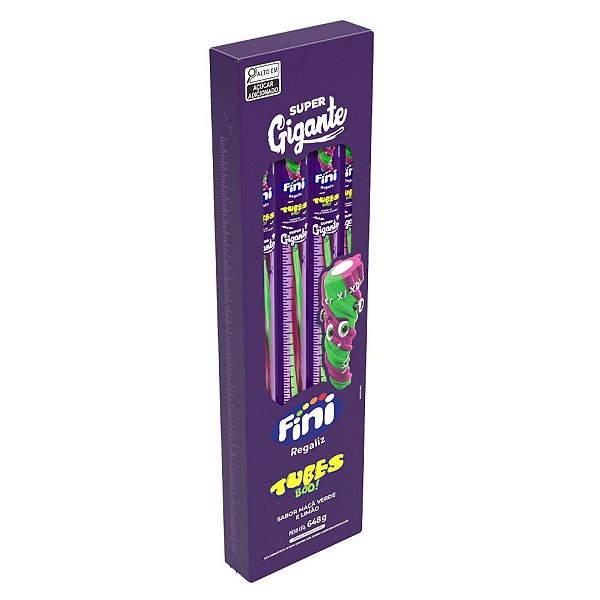 TubesBoo Fini Maçã Verde com Limão 24 un de 27g