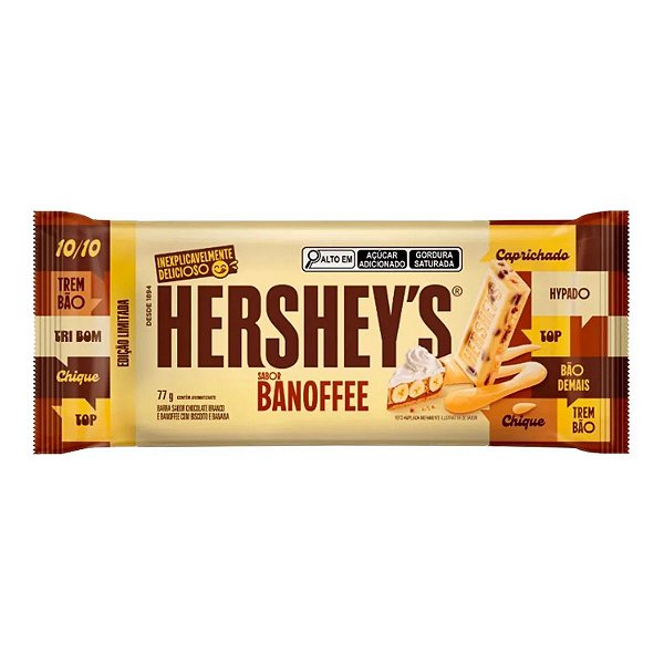 Chocolate Branco Hershey’s Sabor Banoffee 77g