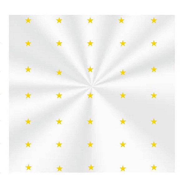 Saco Decorado Estrela Ouro 11x19,5cm 50un Carber