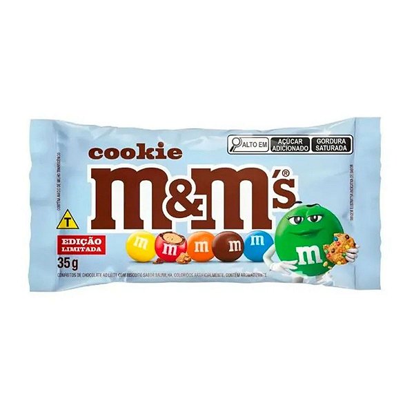 Confeito Chocolate M&M Sabor Cookie  35g  Mars