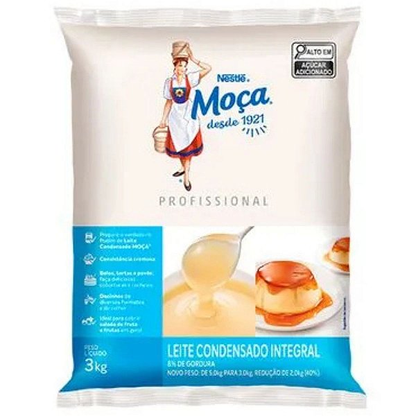 Leite Condensado Moça 3kg Nestlé