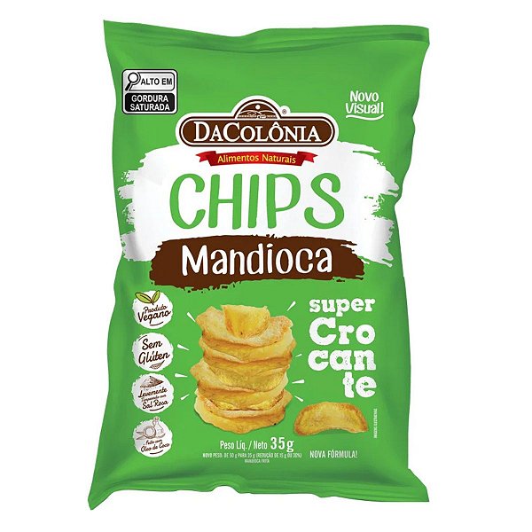 Chips de Mandioca 35g Dacolônia
