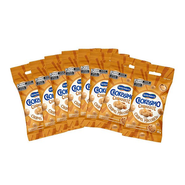 Crokíssimo Chokante Caramel Macchiato 8un de 45g Santa Helena
