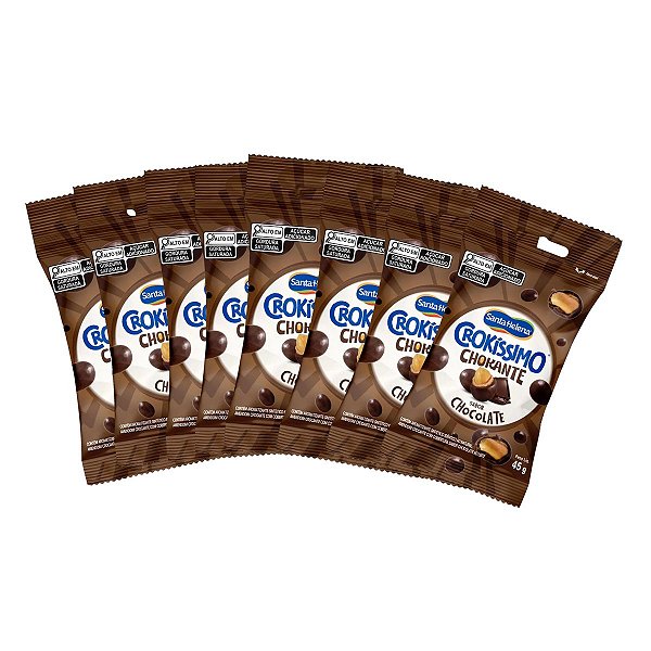 Crokíssimo Chokante Chocolate 8un de 45g Santa Helena