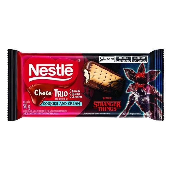 Chocotrio Ao Leite Stranger Things 90g Nestlé