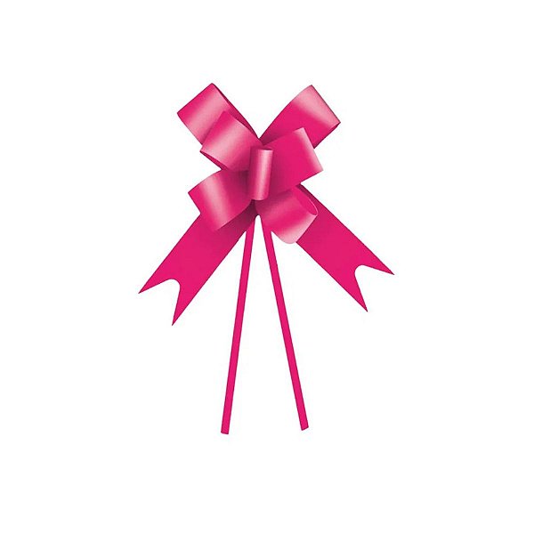 Laço Pronto Liso Pink 4,8x75cm 10 Un Packpel