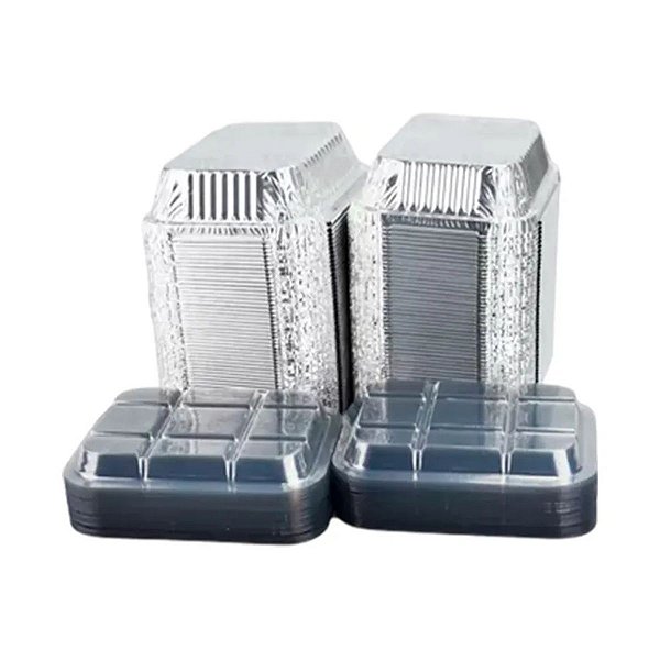 Bandeja de Alumínio 220ml com Tampa PET 100 un D12 Wyda