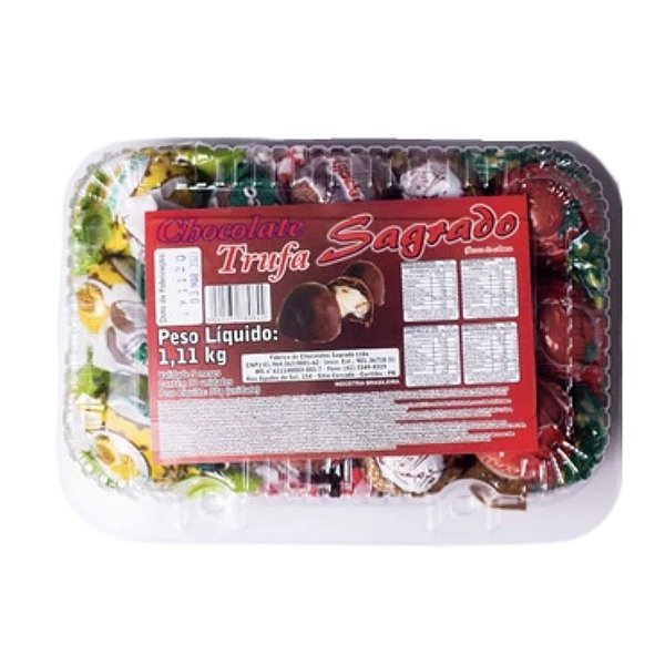 Chocolate Trufa Sagrado com 30 unidades