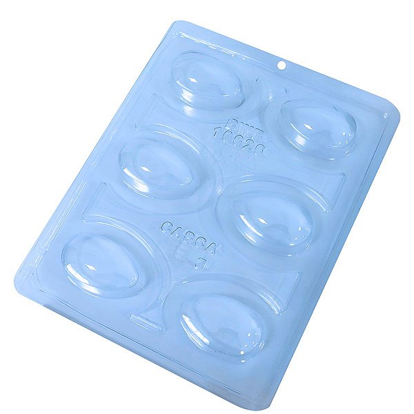 Forma Especial com Silicone Bombom Ovo Liso 9g 6 Moldes BWB