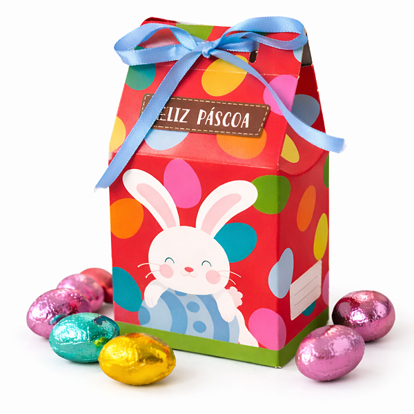 Kit 10 Caixas para Lembrancinha de Páscoa 7,5 x 5,5 Carber