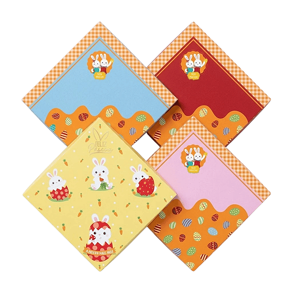 Envelope para Ovo de 50 a 100g 18x18cm Sortido - Carber