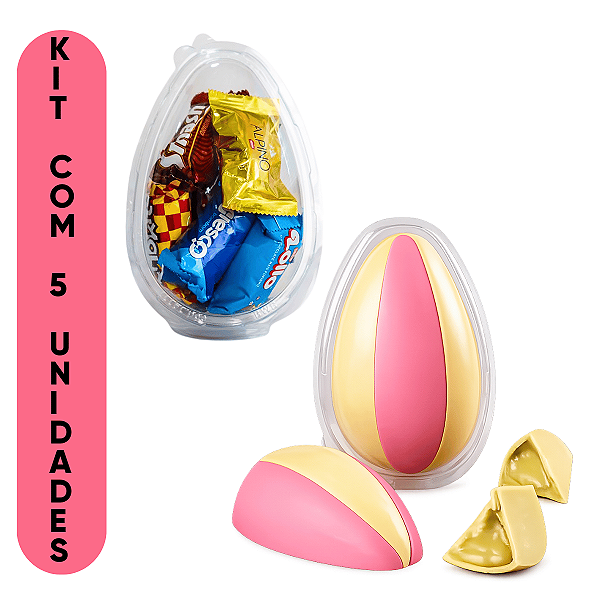 Blister Articulado para Ovo de Páscoa 150g com 5 Unidades BWB