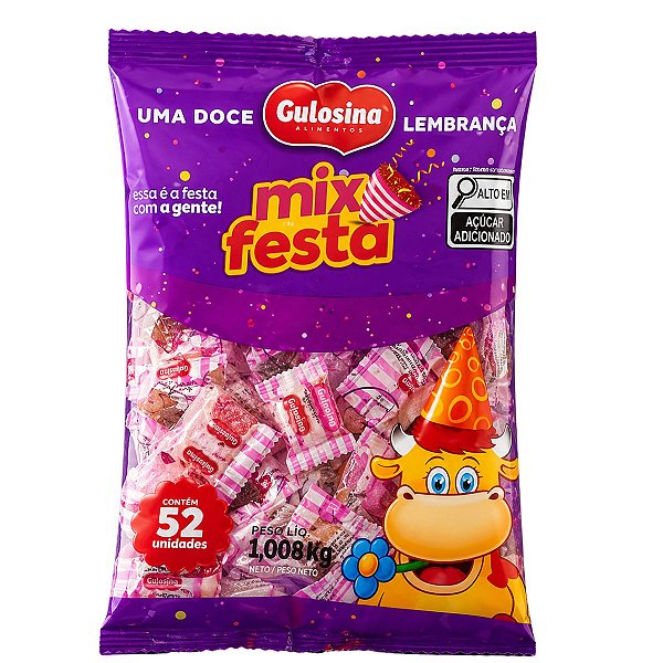 Mix Festa De Doces Sortidos 1,008kg  Gulosina