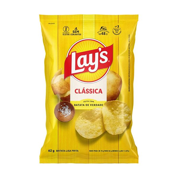Lays Clássicas 62g Elma Chips