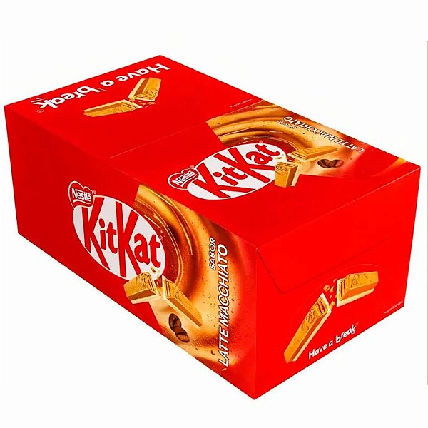 Chocolate Kit Kat Latte Macchiato  24 unidades de 41,5g cada Nestlé