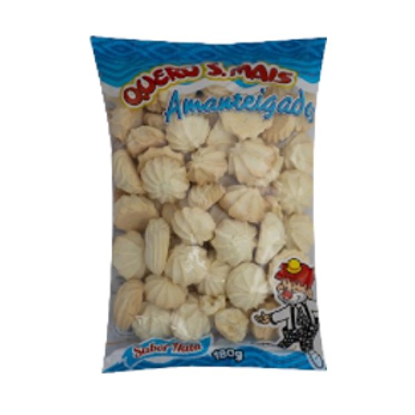 Biscoito  Amanteigado sabor Nata 180g Quero Mais