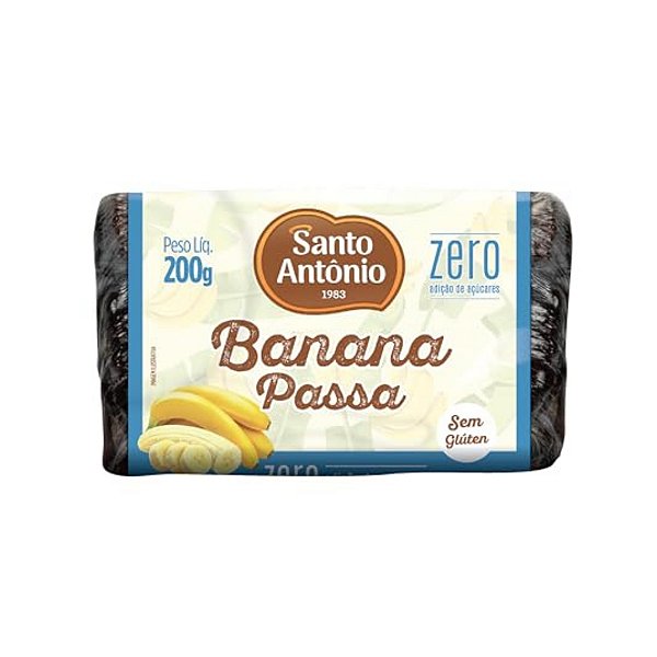 Banana Passa Zero 200g Santo Antônio