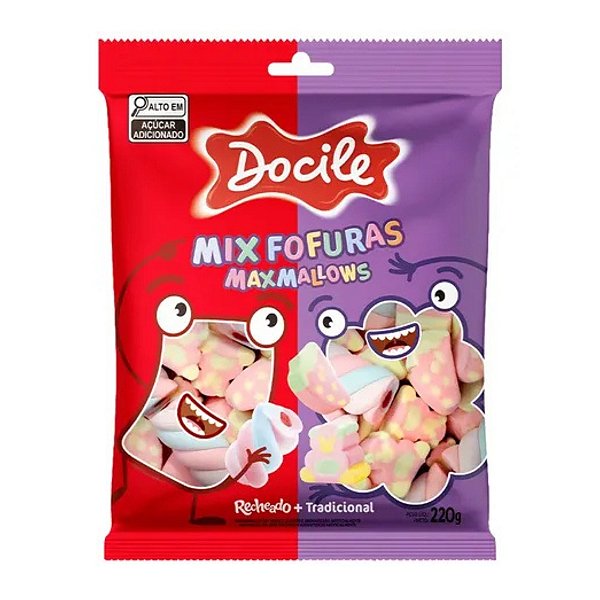 Marshmallow Mix Fofuras 220g Docile
