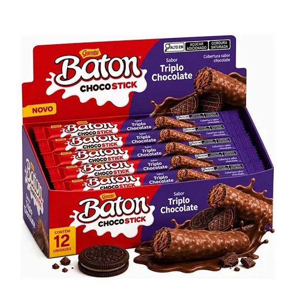 ChocoStick TriploChocolate 12un de 26g  Nestlé