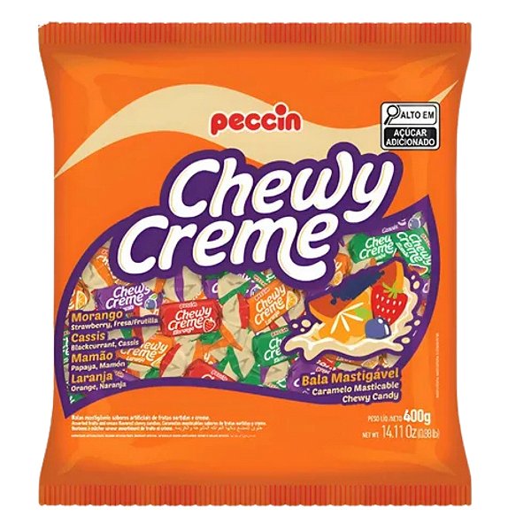 Bala Chewy Creme Sortida 600g Peccin