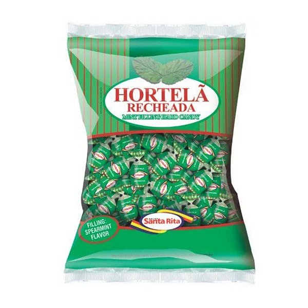 Pacote De Bala Cestinha  De Hortelã 600g Santa Rita