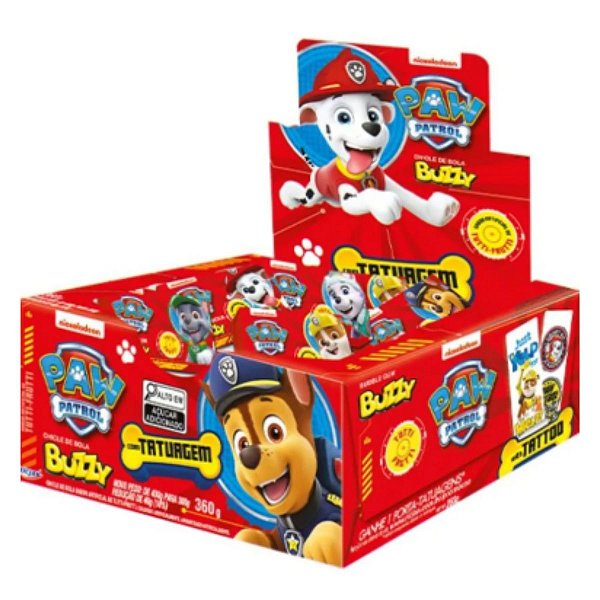 CHICLE BUZZY PATRULHA CANINA TUTTI FRUTTI 360g - PECCIN