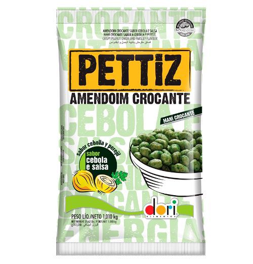 Amendoim Crocante Pettiz Cebola e Salsa Dori 1,010kg