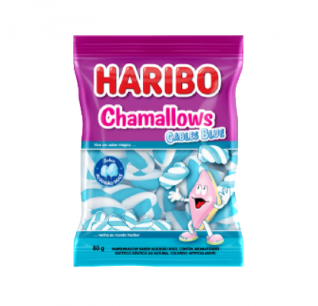 Marshmallows Chamallows Cables Blue 250g - Haribo