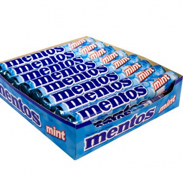 Pastilha Mentos Stick Mint com 16 un de 38g - Perfetti