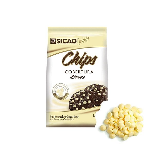 Chocolate Branco em Gotas Sicao Gold 1kg Sicao  Compre na Mercadoce -  Mercadoce - Doces, Confeitaria e Embalagem