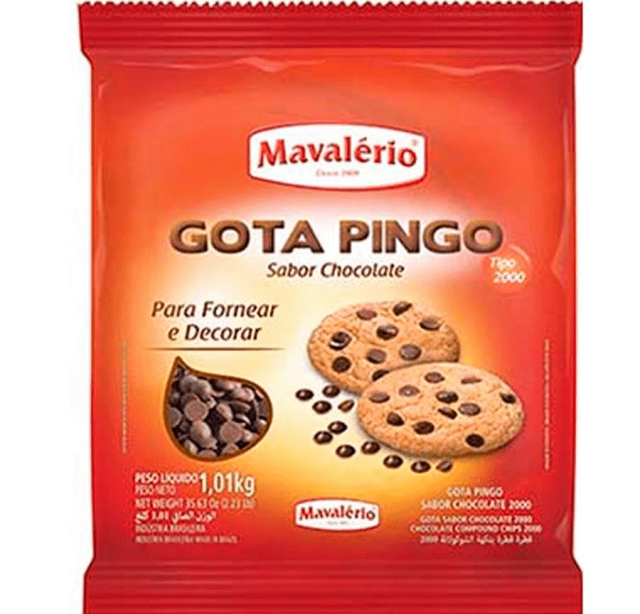 Gota Pingo Sabor Chocolate Mavalerio 1,010kg