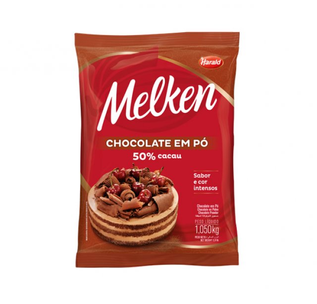 Chocolate Em Pó 50% Melken 1,050 Kg - Harald