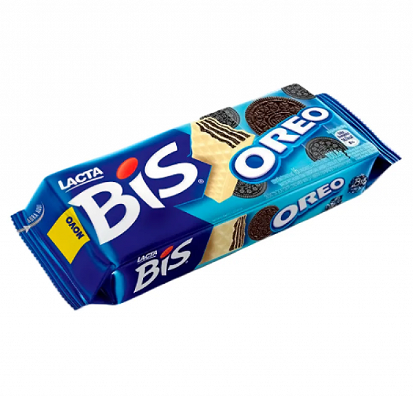 Chocolate Wafer Bis Oreo 16 Unidades Lacta